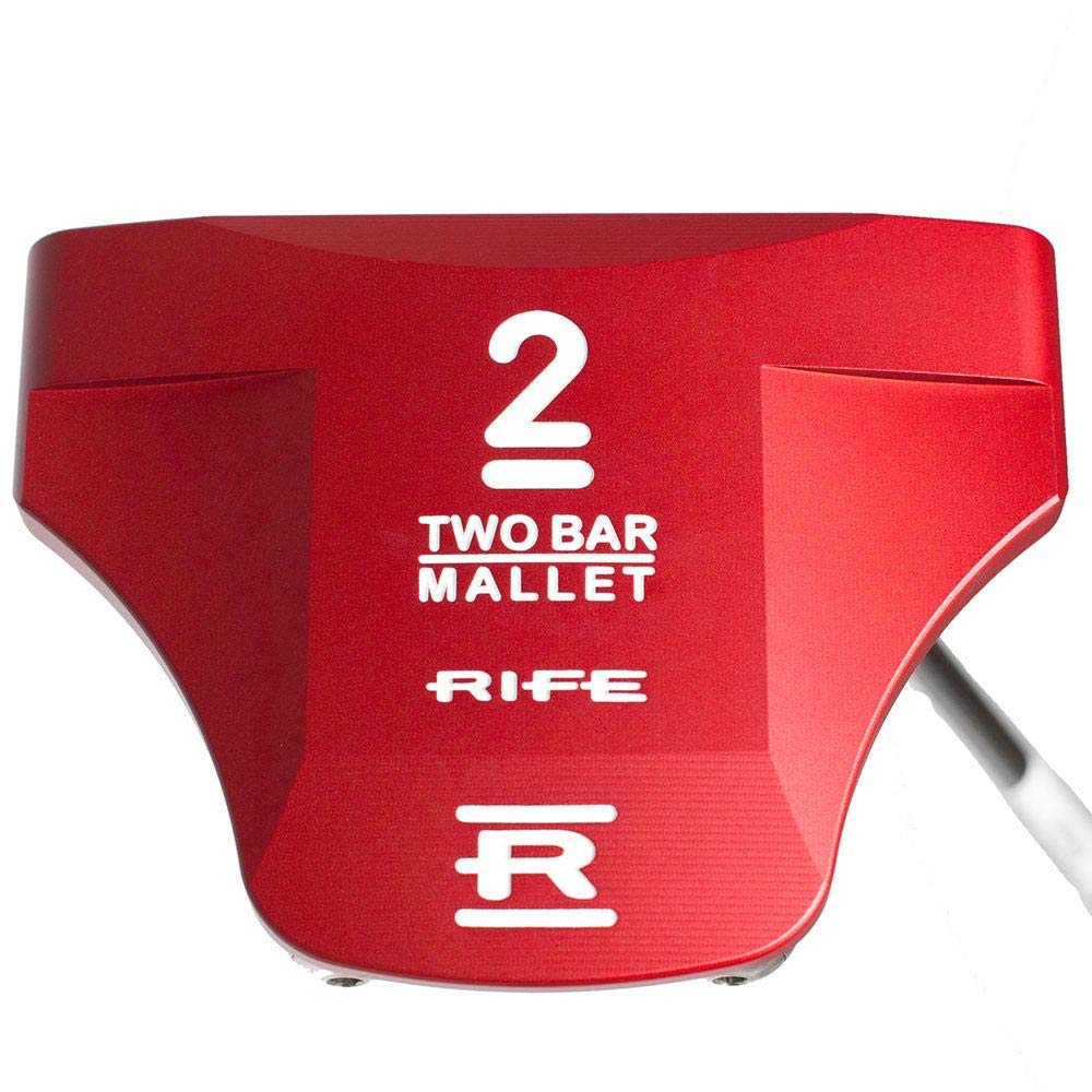 Amazon | RIFE Two Bar RED HS MALLET PUTTER ライフ マレット型